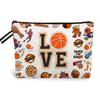 Basketball Makeup Bag Basketball Lovers gifts, basketball gifts for girls team,Travel Cosmetic Bag Gifts for Women Travel Storage Bag view 1
