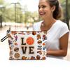 Basketball Makeup Bag Basketball Lovers gifts, basketball gifts for girls team,Travel Cosmetic Bag Gifts for Women Travel Storage Bag view 4