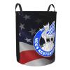 3rd Infantry Division Dui Circular Hamper Lasting Organization Bedroom Bathroom Dcor view 3