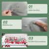 MABOZOO U-Shaped Full Body Bath Pillow for Tub 2 Pcs Inflatable Bathtub Bath Pillows with Adjustable Button for Shower, Neck Support Headrest & Leg Pillow for Relaxation Spa Soak in Bathtub view 2