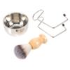 Beaupretty 1set Men Shaving Brush Kit with Foaming Bowl and Stand Convenient Grooming Tool for Luxurious Shaving for Home Salon Use view 1