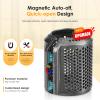Magnetic Hair Dryer Filter Cover + Inner Filter Compatible with Dyson Supersonic HD01 HD03 HD08 HD15 Hair Dryer Replacement Parts, Hair Dryer Outer Filter Repair Accessories (Metallic Gray) view 2