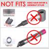 Magnetic Hair Dryer Filter Cover + Inner Filter Compatible with Dyson Supersonic HD01 HD03 HD08 HD15 Hair Dryer Replacement Parts, Hair Dryer Outer Filter Repair Accessories (Metallic Gray) view 4