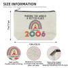 20th Birthday Gifts for Girls Makeup Bags, 2006 Happy 20th Birthday Decorations for Teen Girls, 20 Year Old Girl Birthday Gifts for Daughter, Sister, Granddaughter, Cosmetic Travel Pouch, Christmas view 2