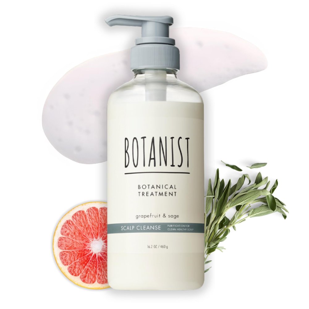 Botanist Keratin Conditioner for Women, Dry Scalp Conditioner by Citrus, Glycerin, Vitamin E & Lecithin, Shea Butter CONDITIONER from Japan, Sulfate Free, Grapefruit & Sage, SCALP CLEANSE, 16.2 Oz