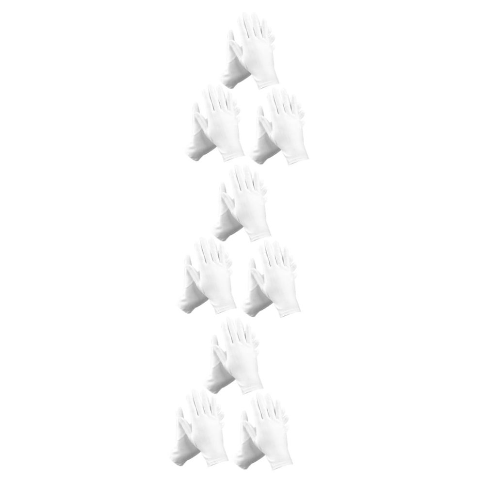 Angoily 9pairs Stretchy Elastic Spandex Gloves for Jewelry Inspection and Etiquette Gloves for Jewelry Handling Art and Electronics