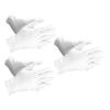 Angoily 6pairs Stretchy Elastic Spandex Gloves for Jewelry Inspection Etiquette and Performance Comfortable White Gloves for Shop and Art Handling view 4