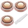 Facial Hair Remover Replacement Heads for Generation 1 Finishing Touch Flawless Facial Hair Removal Tool for Women,18K Gold-Plated Rose Gold 3 Count,First Generation by BECHY. (3 PCS Rose Gold) view 1