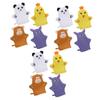 FOMIYES 12pcs Bath Mitts Cute Animal Washcloths Gloves for Toddlers Soft and Gentle Body Cleaning Gloves for Bathing and Cartoon Design for Fun and Comfort view 1