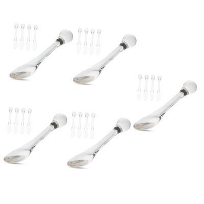 FOMIYES 25pcs Convenient Eye Massage Compact Eye Spoon for Portable Skincare Accessories