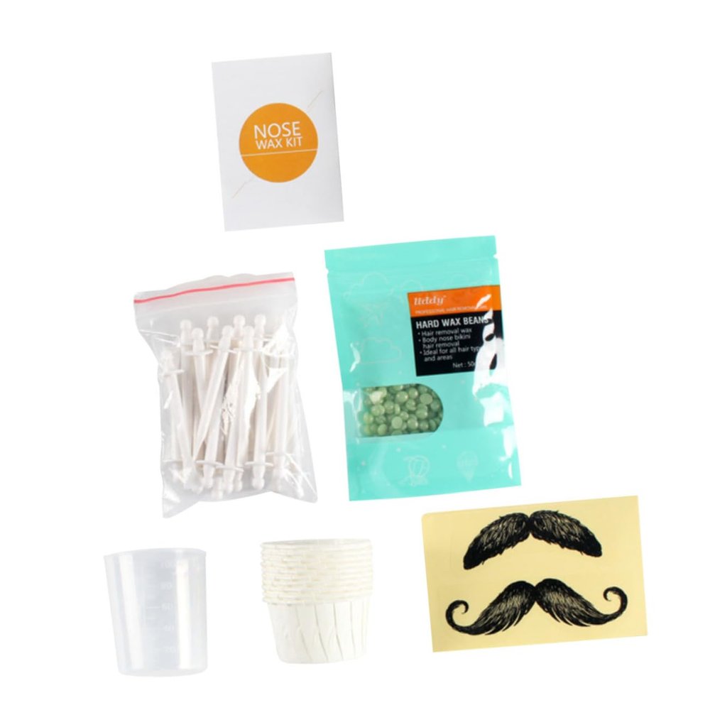 NOLITOY 1set Disposable Nose Wax Applicators Nasal Hair Wax Sticks for Gentle Hair Removal Lightweight and Smooth Surface Safe to Use for Personal Care
