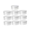 IWOWHERO Aluminum Cosmetic Container Set 10 Empty Pot Jars Screw-top Lids Great for Oil Cream view 1