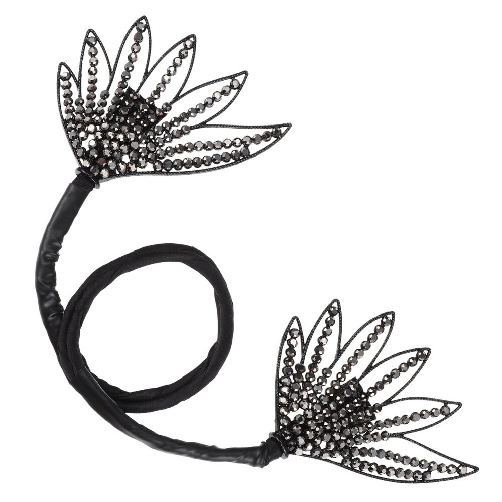 VINTORKY Women Hair Bun Maker Headband Cloth Hair Clip for Messy Bun Styles for Daily Wear Sports Weddings More Suitable for Long Curly