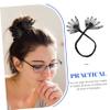 VINTORKY Women Hair Bun Maker Headband Cloth Hair Clip for Messy Bun Styles for Daily Wear Sports Weddings More Suitable for Long Curly view 3