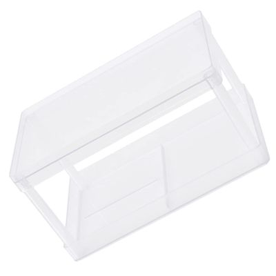 VINTORKY Desktop Storage Rack Organizer Double-layer Transparent Makeup Stationery Holder Detachable Design for Vanity Bathroom Desk Ample Space for Cosmetics Toiletries