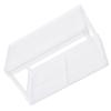 VINTORKY Desktop Storage Rack Organizer Double-layer Transparent Makeup Stationery Holder Detachable Design for Vanity Bathroom Desk Ample Space for Cosmetics Toiletries view 1