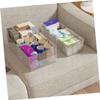 IMIKEYA Three-compartment Storage Box for Kitchen and Desktop Organization for Coffee Makeup and Items Lightweight Stackable Design for Home and Dorm Use view 2