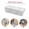 IMIKEYA Three-compartment Storage Box for Kitchen and Desktop Organization for Coffee Makeup and Items Lightweight Stackable Design for Home and Dorm Use view 4