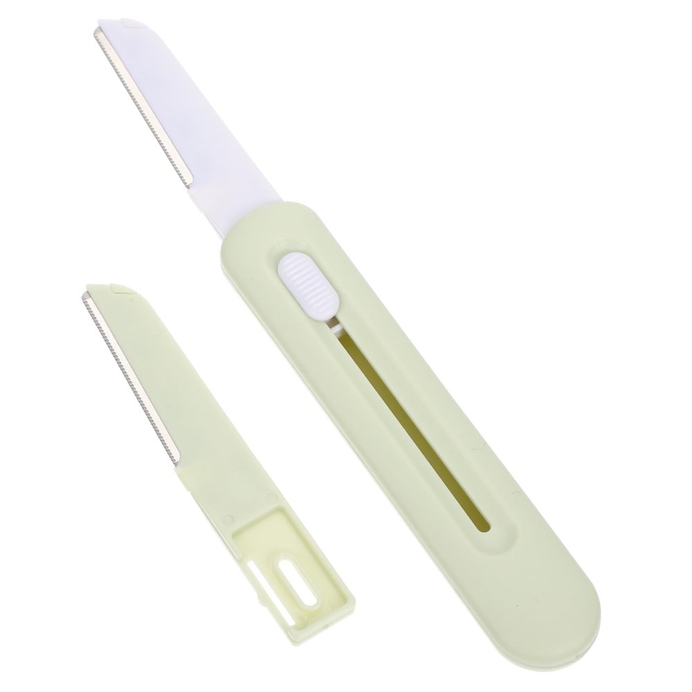 OHPHCALL 1 Set Stainless Steel Eyebrow Razor Replacement Heads No Sensitive Material Safe for Skin Portable and Travel-friendly