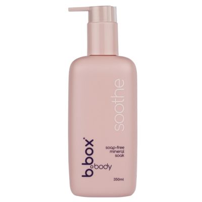 b.box body Soothe - Soap Free Mineral Bath Soak with Calming Kakadu Plum Scent. Safe for Baby from Birth & All Ages. Gently Cleans & Softens Skin. Cruelty Free. Dermatologist Tested. 11.8 Fl Oz