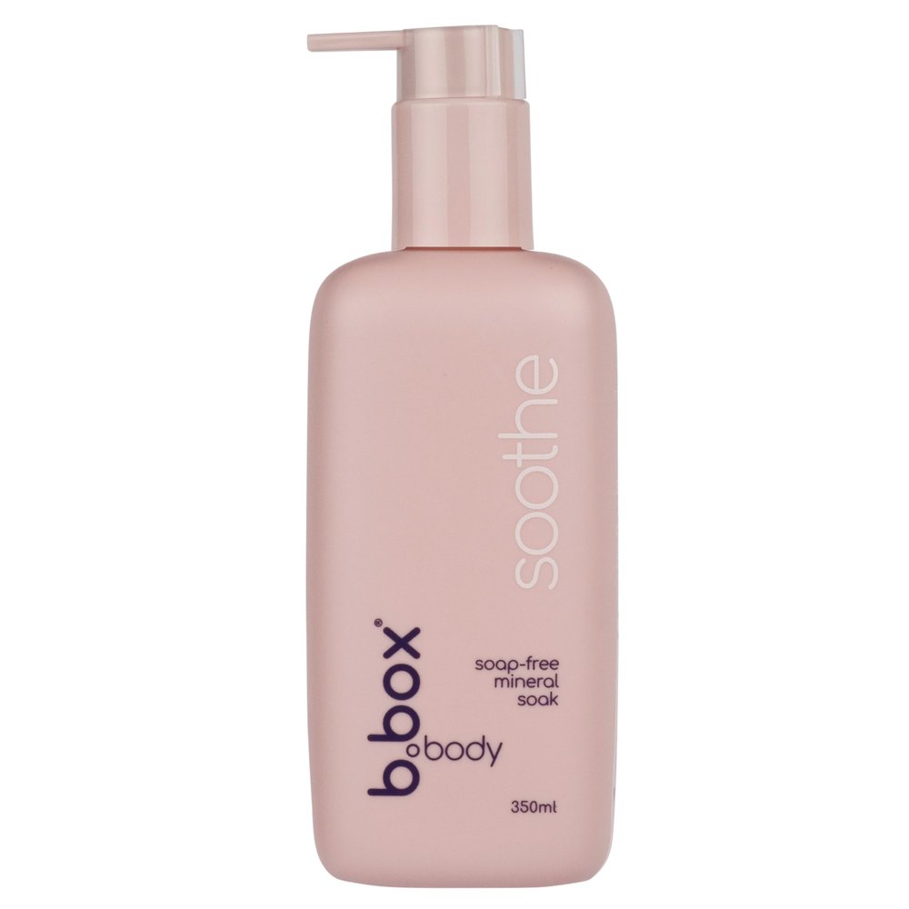 b.box body Soothe - Soap Free Mineral Bath Soak with Calming Kakadu Plum Scent. Safe for Baby from Birth & All Ages. Gently Cleans & Softens Skin. Cruelty Free. Dermatologist Tested. 11.8 Fl Oz