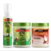 ORS Olive Oil Hold & Shine Wrap Set Mousse Infused with Coconut Oil - Fortifying Creme Hairdress infused with Castor Oil- Coconut Oil Hair and Scalp Hairdress - Bundle view 1