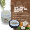 R&B Collection Dr. Girls Goat Milk + Vitamin C Braiding Conditioning Edge Gel, 17.6 Oz, Extra Mega Hold, Honey Coconut Formula view 4