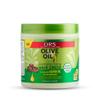 ORS Olive Oil Hold & Shine Wrap Set Mousse Infused with Coconut Oil - Fortifying Creme Hairdress infused with Castor Oil - Max Moisture Super Softening Deep Treatment Conditioner - Bundle view 4