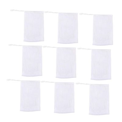 Beatifufu 20pcs Nylon Shower Foaming Net for Soap Bubbles Double Bath Cleansing Pouch Exfoliating Mesh for Body and Facial Washing