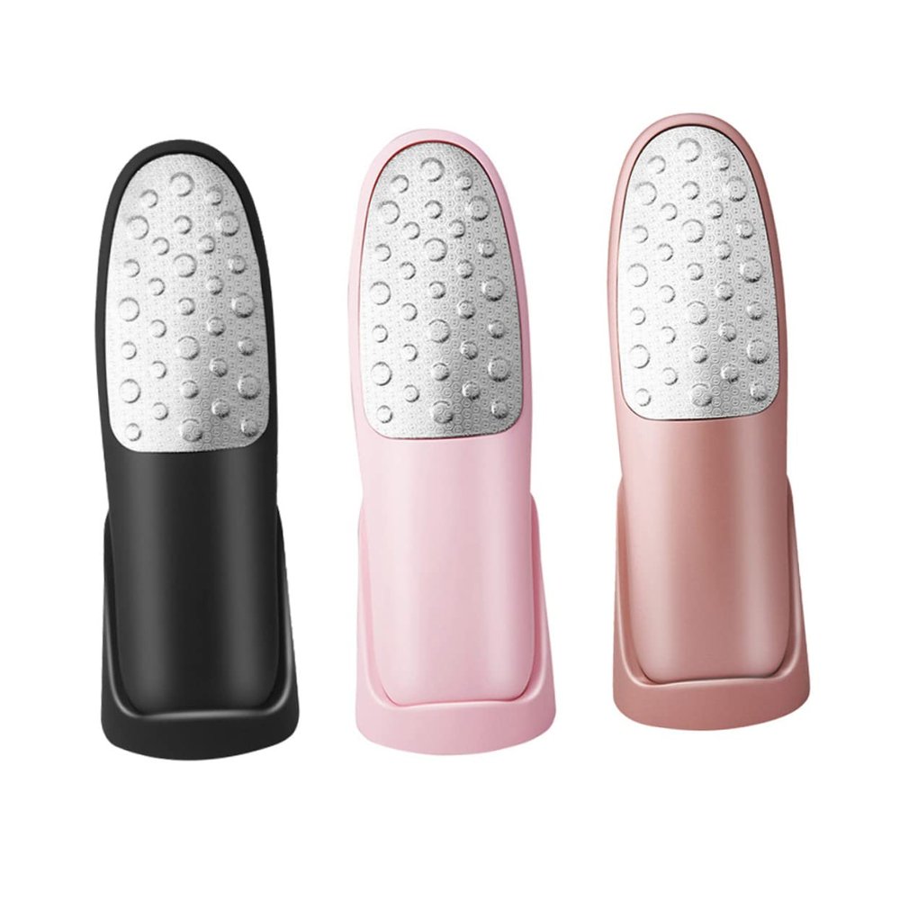 Beatifufu 1pc Stainless Steel Foot File Remover Exfoliator Tool for Foot Skin Care