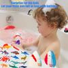 Kids Bath Bombs with Surprise Inside,4 Pack Marine Shark Bath Bomb for with Ocean Sea Animals for Girls Boys Toddlers, Safe Natural & Organic view 4