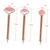 Beatifufu 1set Jade Roller Face Massage Tool for Home Travel Natural for Face Neck Back Smooth Multi-functional Beauty Roller for Relaxation Spa Care view 4