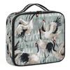 XMNYGJ Crane Tree Makeup Train Case Travel Makeup Bag Professional Cosmetic Organizer Portable Storage Box with Adjustable Dividers for Cosmetics Makeup Brushes Toiletry view 1