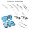 120pack Bulk Manicure Set, Nail Clippers Kit Stainless Steel Fingernail Clippers, Sturdy Nail Tip Cutter Trimmers Professional Grooming Toenail Clippers Personal Pedicure Kits Gift (8-in-1, 4 Colors) view 4