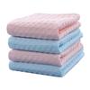 Amosfun 4pcs Cotton Towel Soft Absorbent Face Cloths Fresh Colors for Home Use Lightweight Breathable Washcloths for Gentle Skin Pink view 1