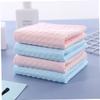 Amosfun 4pcs Cotton Towel Soft Absorbent Face Cloths Fresh Colors for Home Use Lightweight Breathable Washcloths for Gentle Skin Pink view 2