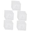 FRCOLOR 15pcs Realistic Eyelash Grafting Face Model Practice Eyelash Art Supplies Lash Bed Tray view 1