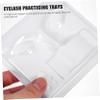 FRCOLOR 15pcs Realistic Eyelash Grafting Face Model Practice Eyelash Art Supplies Lash Bed Tray view 3