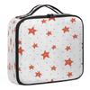 XMNYGJ Star Polka Dot Makeup Train Case Travel Makeup Bag Professional Cosmetic Organizer Portable Storage Box with Adjustable Dividers for Cosmetics Makeup Brushes Toiletry view 1
