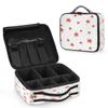 XMNYGJ Star Polka Dot Makeup Train Case Travel Makeup Bag Professional Cosmetic Organizer Portable Storage Box with Adjustable Dividers for Cosmetics Makeup Brushes Toiletry view 2