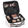 XMNYGJ Star Polka Dot Makeup Train Case Travel Makeup Bag Professional Cosmetic Organizer Portable Storage Box with Adjustable Dividers for Cosmetics Makeup Brushes Toiletry view 3