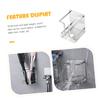 NOLITOY 2pcs Steel Electric Wall Holder Wall-mounted Shaving Stand for Bathroom Organizer for Shaving Supplies Nail Installation view 2