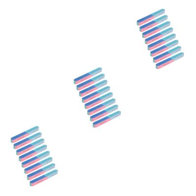 minkissy 24pcs Nail File Buffer Blocks Levels Nail Art Tool Washable Sanding Blocks for Natural Fake