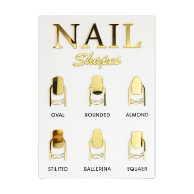Nail Art Display Board Nail Tip Showing Holder Remind Display Sign Portable Lightweight Manicure Showing Board for Nail Salon, 19cmx26.5cmx2mm A