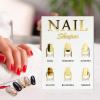 Nail Art Display Board Nail Tip Showing Holder Remind Display Sign Portable Lightweight Manicure Showing Board for Nail Salon, 19cmx26.5cmx2mm A view 2