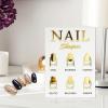 Nail Art Display Board Nail Tip Showing Holder Remind Display Sign Portable Lightweight Manicure Showing Board for Nail Salon, 19cmx26.5cmx2mm A view 3