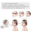 7X Makeup Mirror Magnifying Double-Sided Vanity Mirror 360 Rotation, Make Your Details Look More Refined (Color : Nickel) view 3