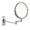 10X Magnification Bathroom Shaving Mirror Double-Sided Round Magnifying Vanity Swivel Mirror,360 view 1