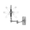 10X Magnification Bathroom Shaving Mirror Double-Sided Round Magnifying Vanity Swivel Mirror,360 view 4