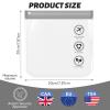 RONRONS 4PCS TSA Approved Toiletry Bags- 3-1-1 Compliant Quart Size Zipper Bags- Triple-sealed Seam Leak-proof Clear Cosmetic Bag for Liquids & Makeup- Portable Travel Size Toiletries Bags(Gray) view 2